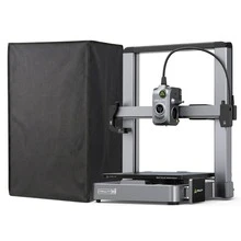 Capa Impressora 3d Creality Hi Anti Pó Impermeável Forrada Preta - Preto - Visão 5