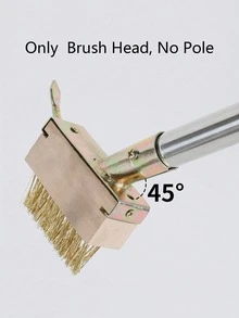 1pc Manual Weeding Tool: Long-Handled Crevice Weeder And Wire Brush For Home Gardening. This Multi-Purpose Tool Cleans And Maintains Lawns And Gardens, Efficiently Clearing Weeds, Debris And Moss From Ground Surfaces And Brick Gaps. - Multicolor - View 6