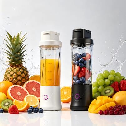 Portable Blender USB Rechargeable Smoothie Maker Personal Juicer Cup, Suitable For Fruit Juice, Milkshakes And Smoothies