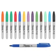 Sharpie Oil-Based Permanent Marker Pen For Laboratory Use, Multi-Color (Blue/Red), Waterproof, Quick-Dry, Fade-Resistant - Multicolor - View 4