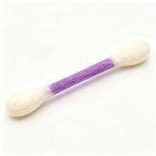 1pc Colorful Wool Felt Cotton Swab Shaped Cat Toy, Filled With Natural Catnip, Durable Dental Cleaning Interactive Chewing Toy, Relieves Anxiety And Boredom, Suitable For Indoor Kittens And Adult Cats - View 5