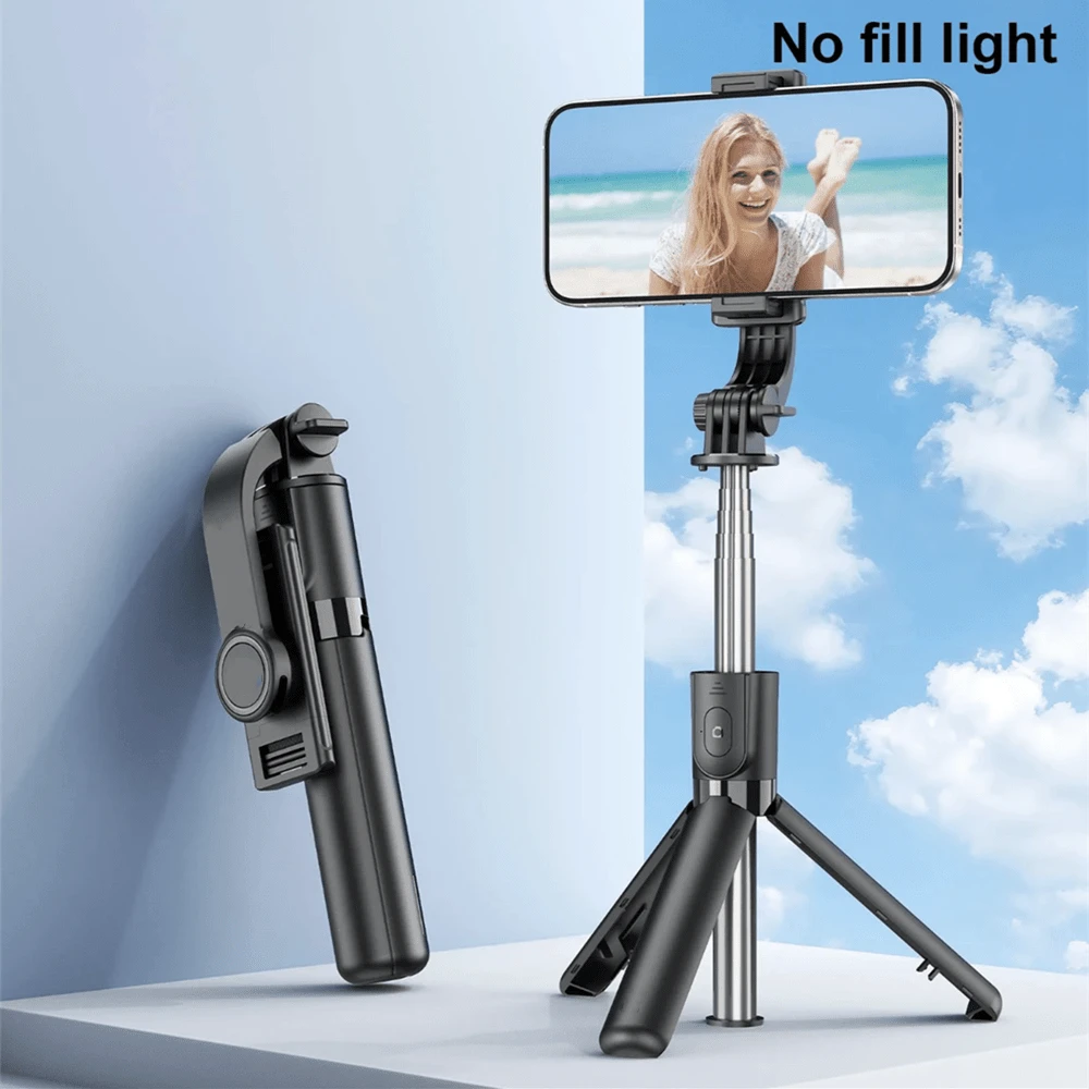 BSLIUFANG 1 pieza Palo selfie inalámbrico con trípode, control remoto, soporte para teléfono y trípode incorporado, compatible con teléfonos iOS y Android, adecuado para vacaciones de verano, viajes, fotografía, actividades al aire libre, transmisión en vivo