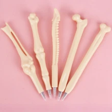 1pc/5pcs, Creative Novelty Stationery, Suitable For Daily Writing And Student Prizes, Realistic Bone-Shaped Ballpoint Pen - Multicolor - View 2