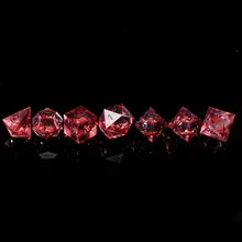 Liquid Core Dice Set, Multi-Sided Sharp Edge Resin Liquid Dice, Role-Playing Game Dice, Gift For Game Enthusiasts - Multicolor - View 6