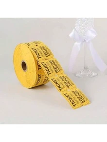 1 Roll Of 500 Consecutively Numbered Raffle Tickets, Used For Events, Classroom Awards, Movie Nights, Prizes, Event Supplies, Tear-Resistant Materials, Cardboard For Party Organizers, Carnival Tickets, Available In Multiple Color Options (250 Pairs) - View 14