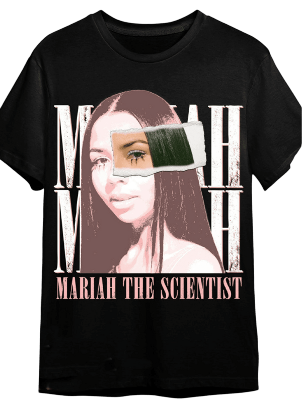 Cotton Women Men Mariah Scientist Rapper Young-Hop Tee Tshirt Women Tee Classic Thugs Print Round Neck Short Sleeve-Shir