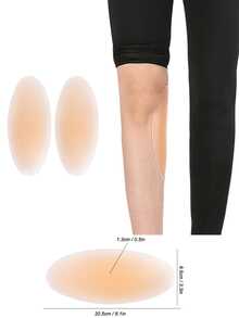 2/4pcs Washable Silicone Pads, Used To Shape The Contours Of The Sides Of The Hips, With The Function Of Supporting The Hips And Legs, Able To Make The Hips Look Fuller - Multicolor - View 5