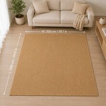 Alfombra de exterior tejida con textura moderna, estilo villa costera, tecnología anti-enrollamiento, reversible y lavable a máquina, adecuada para patio trasero, porche, villa costera, con decoración de ganso para porche - A - Ver 20