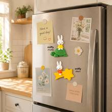 Miffy Refrigerator Magnet Blind Box, Cute Cartoon Style, Miffy Rabbit Character Design, PVC Collectible Magnetic Mini Figurine, Fridge Door And Magnetic Surface Decoration, Birthday, Christmas, Holiday And Miffy Fan Gift Choice - Multicolor - View 5