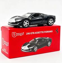 Burago 1:64 Scale  SP3, Laferrari, SF90, F40, F50, FXXK Diecast Alloy Car Model, Miniature Collectible Toy Car, Realistic Display Piece - Multicolor - View 27