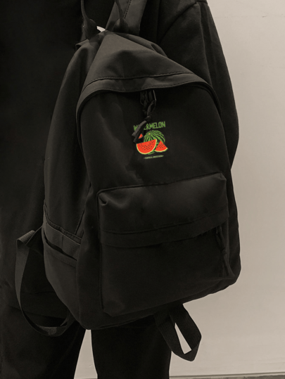 This Spacious Backpack, Featuring A Watermelon Pattern, Is A Must-Have Item For Students Heading Back To School, As Well As For Travel Or Vacations.