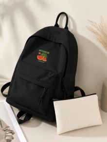 這款寬敞的西瓜圖案背包，是學生返校必備，也適合旅行或度假使用 - 彩色 - 查看 11
