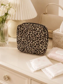 Quilted Sanitary Pad Storage Pouch, Portable Feminine Hygiene Organizer Bag For Period Essentials, Travel And Daily Use - Multicolor - View 19