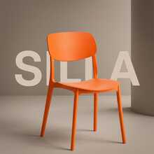 Dining Chairs - Orange - View 3