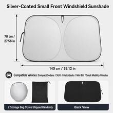 Car Sunshade, Large Size Car Front Windshield Sunshade, Foldable Front Window Sunshade With Storage Bag, UV Protection Heat Insulation Cooling Cover, Sedan, SUV, MPV, Van, Truck Interior Dashboard Protector, Summer Car Accessories, Car Travel Essentials - Multiple Styles - View 15