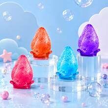 Colorful Transparent Water Drop Squeeze Toy, Soft Jelly Texture Sensory Stress Relief Toy, Educational Color Recognition Interactive Grip Training For Kids, Soft Comfortable Pressure Relief, Birthday Party Gift Classroom Reward Small Toy, Multi-Color Random Gift Item - Multicolor - View 4