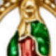 Hollow Virgin Mary Cross
