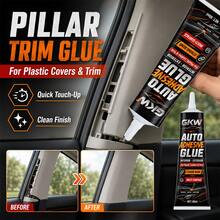 GKW Automotive Leather & Plastic Bumper Repair Glue, Hard Plastic Shell Crack & Interior Leather Peeling Seamless Bonding, Waterproof, Vibration-Resistant, High-Temperature Resistant, Strong Impact-Resistant Adhesive - 60ml - View 7