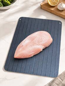 2件快速解凍盤,專為解凍冷凍肉類和其他食材設計,亦稱為解凍板或解凍大師,實用的廚房工具 - 彩色 - 查看 9