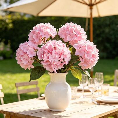 2 buah Bunga Hydrangea Buatan, Cocok Untuk Pernikahan, Buket Pengantin, Dekorasi Rumah dan Ruangan, Gaya Musim Gugur, Halloween, Pesta, Kamar Tidur, Kamar Mandi, Pajangan Meja, Pemandangan Luar Ruangan, Tema Kembali ke Sekolah, Dekorasi Dinding dan Kantor