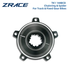 ZRACE 7075 CNC BCD144 競賽單車鏈輪組 直裝式 3 孔固定齒盤曲柄組配件 - 黑色 - 查看 10