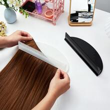 2pcs Acrylic Hair Extension Display Storage Rack, Lightweight Portable Wig Stand, Suitable For Hand-Sewn Hair Curtains/Full Bundle Extensions, Styling, Washing, Dyeing Tools, Halloween - View 3