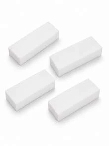 4 Pcs Shoe Cleaning Eraser, Suede & Nubuck Sneaker Cleaner, Portable Dry Stain Remover For Travel, Home & Daily Shoe Care - White - View 8