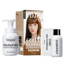 VOJO 植物泡泡染髮劑 60ml 溫和不傷髮染髮劑 - 咖啡棕 - 查看 3
