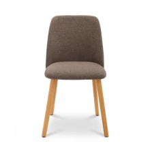 Goeurvant Modern Ergonomic Dining Chair With Curved Backrest - Set Of 2 / Set Of 4 / Set Of 6 - Mocha Brown - View 7
