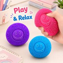 Children's Smiling Face Spiky Ball Sensory Enlightenment Toy, Multiple Colors Available, Suitable For Party Favors, Gift Bag Fillers, Holiday Small Gifts - Multicolor - View 4