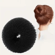 1 buah Alat Pembuat Sanggul, Pembuat Sanggul Donat, Pembuat Sanggul, Alat Penata Rambut, Aksesori Rambut - MultiWarna - View 3
