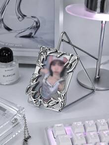 Cool Style Universal Small Card Sleeve Asymmetrical Girl Photo/Idol Student Photo Frame Protective Cover Random Shipment, Card Sleeve, Small Card Sleeve, Card Sleeve, Photo Card Sleeve, Idol Small Card Sleeve, Celebrity Small Card Sleeve, Collection Card Sleeve, Display Card Sleeve, Small Card Protective Sleeve, Photo Protective Sleeve, Card Protective Sleeve, Small Card Display Frame, Photo Frame, Photo Display Frame - A - View 10