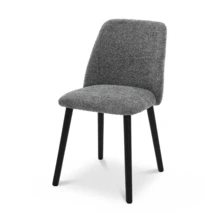 Goeurvant Modern Ergonomic Dining Chair With Curved Backrest - Set Of 2 / Set Of 4 / Set Of 6 - 板岩灰 - 查看 6