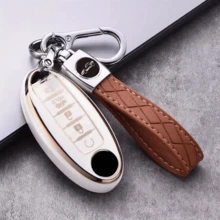 1pc 5 Buttons Key Cover TPU Car Keys Shell For Altima For Sentra For Rogue For Maxima Remote Key Case With Keychain Exquisite High-End Keybag Suitable For Both Men And Women - KY4 - View 17