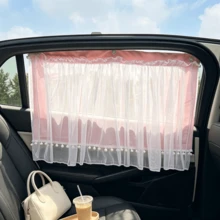1pc Car Windshield Sun Shade, Foldable, Easy To Store And Use, Suitable For Various Sizes Of Car Windshields - A - View 5