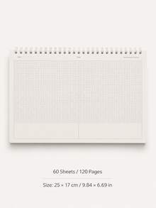 OBOVAY B5 Spiral Notebook - Minimalist Design, Horizontal Layout, 60 Sheets/120 Pages, Lay-Flat Spiral Binding For Notes, Diary, Office, School Or Presentation - Suitable For Planners - Daily Carry Organizer, School Notebook, Professional Journal, Clean Layout, Durable Cover, Writing Pad, Office Worker, Diary Pad, Professional, Study Notes, Proofreading - Multicolor - View 12