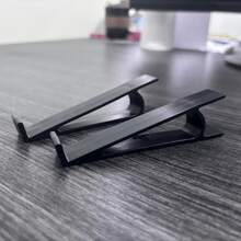 2pcs Minimalist Keyboard Stand, Ergonomic Tilted Angle, Effectively Reduces Hand Fatigue, Sturdy And Durable, Suitable For Remote Workers And Students, Keyboard Tray, Keyboard Riser, Room Decor, Office Desk Ornament - Multicolor - View 9