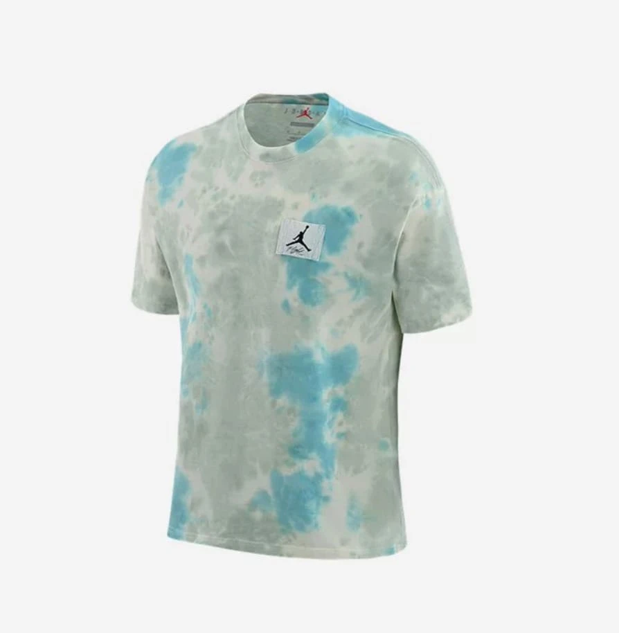 Nike JORDAN 新款男士輕量圓領休閒運動短袖T恤 DX9584-110 - 薄荷綠 - 查看 1