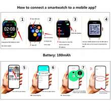 Reloj Inteligente, Llamadas/Marcación Inalámbrica, Múltiples Modos Deportivos, Recordatorio y Rechazo de Llamadas Entrantes, Notificación de SMS, Fondo de Pantalla Personalizable, Compatible con Sistemas IOS/Android - Multicolor - Ver 7