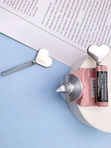 1pc Metal Tube Squeezer, Multi-Functional Cosmetic Tube Roller, Toothpaste Squeezer Roller, Suitable For Face Cream, Lotion, Cosmetics, Toothpaste, Bathroom Storage Tool, Bathroom Accessory - Multicolor - View 2