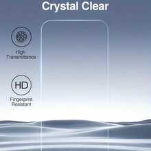 CASECOPS 3 Packs High Definition Tempered Glass Screen Protector Filmsr, High Transparency And Ultra-Clear Restoration Of Original Screen Color Display, 9H Hardness Full Coverage, Compatible With IPhone 17 Air/17 Pro Max/17 Pro/17e/17/16 Pro Max/16 Pro/16 Plus/16/15 Pro Max/15 Pro/15 Plus/15/14/13/12/11 And Other Models. - 3PCS - View 5