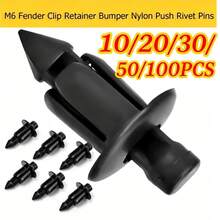 10/20/30/50/100pcs Motorcycle 6mm Rivet Fairing Body Trim Panel Fastener Screw Clips Universal For Suzuki Kawasaki Yamah - A - View 8