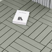 Weatherproof Interlocking Plastic Deck Tiles, Square DIY Modular Patio Flooring Waterproof Drainage Floor Tiles For Balcony, Terrace, Porch, Poolside & Garden - Multicolor - View 7