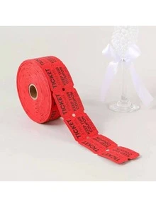 1 Roll Of 500 Consecutively Numbered Raffle Tickets, Used For Events, Classroom Awards, Movie Nights, Prizes, Event Supplies, Tear-Resistant Materials, Cardboard For Party Organizers, Carnival Tickets, Available In Multiple Color Options (250 Pairs) - View 16