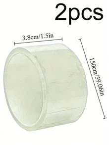 Mildew-Resistant Transparent Silicone Sealant Tape, Waterproof PVC Caulk Tape For Kitchen And Bathroom Cracks, Countertops, Stoves, Sinks And Toilets, Easy To Use And Trim, Suitable For Halloween/Christmas Decoration - Multicolor - View 12