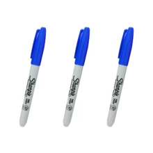 Sharpie Oil-Based Permanent Marker Pen For Laboratory Use, Multi-Color (Blue/Red), Waterproof, Quick-Dry, Fade-Resistant - Multicolor - View 8