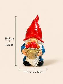 Resin Garden Gnome Figurines Set Outdoor Patio Yard Decoration Autumn Fall Harvest Fairy Garden Miniature Statue Mushroom Shovel Dwarf Ornament Cute Lawn Decor Gift For Garden Lovers Home Porch Accent - New Model - View 13