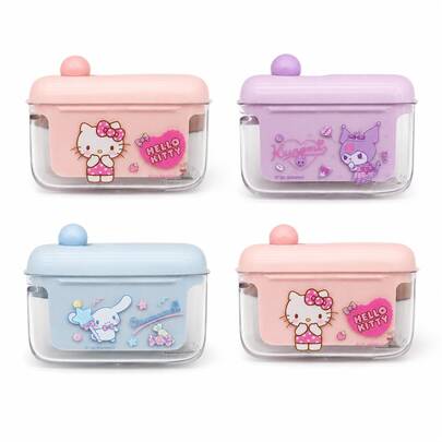 Sanrio IP Travel Essential Toothpick & Floss Box, Luxury Creative Toothpick Holder, High-End Aesthetic School Supplies