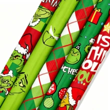 The Grinch Green Monster Cartoon Christmas Planner Material Scrapbook Paper Card Making Background Paper Christmas Gift Wrapping Paper - Multicolor - View 1
