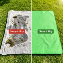 Foldable Oxford Cloth Picnic Blanket, Moisture-Proof Outdoor Mat For Camping - Multicolor - View 4